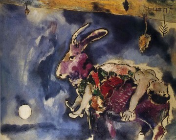 Marc Chagall Painting - The dream The rabbit contemporary Marc Chagall